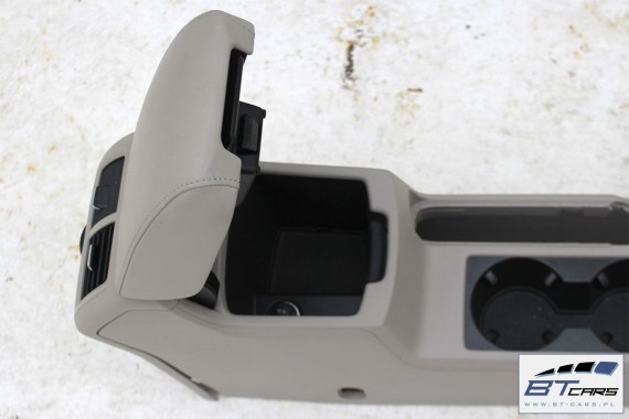 VW GOLF 7 VII TUNEL ŚRODKOWY + PODŁOKIETNIK 5G 5G1863241 5GM864298A Z PODŁOKIETNIKIEM skóra kolor mocca ZA2 shetland 5G0864207