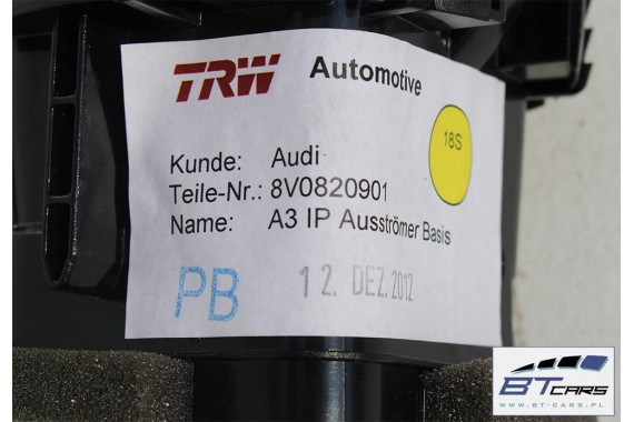 AUDI A3 WLOTY KRATKI NAWIEWU KONSOLI 8V0820901 wlot kratka powietrza 8V0 820 901 8V0820901 8V0820901 8V0820901 8V0820901
