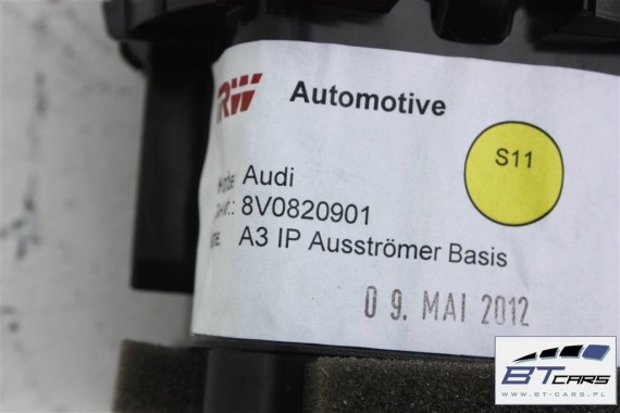 AUDI A3 WLOTY KRATKI NAWIEWU KONSOLI 8V0820901 wlot kratka powietrza 8V0 820 901 8V0820901 8V0820901 8V0820901 8V0820901