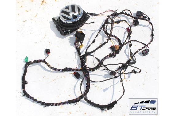 VW GOLF 7 KOMBI KAMERA COFANIA TYŁ + WIĄZKA 5G9827469A 5G9 827 469 A TYLNA  emblemat  znaczek VW  wraz z wiązką przewodów