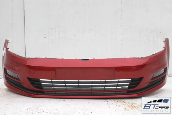 VW GOLF 7 VII PRZÓD maska błotniki zderzak błotnik LA3X - czerwony (sunset red metallic)  5G przedni pokrywa silnika