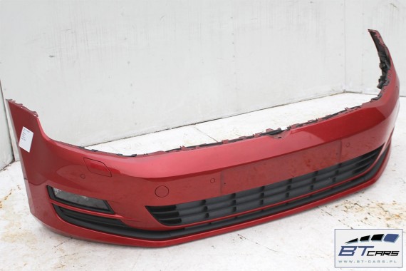 VW GOLF 7 VII PRZÓD maska błotniki zderzak błotnik LA3X - czerwony (sunset red metallic)  5G przedni pokrywa silnika