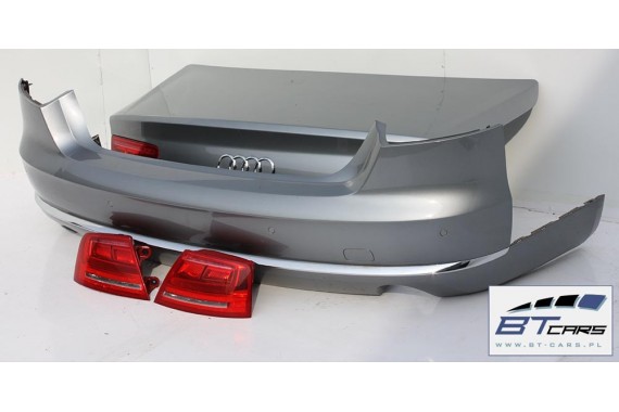 AUDI A8 TYŁ ZDERZAK tylny + KLAPA BAGAŻNIKA + 4H 4H0 D4 2010-2014 4H0807521 Q4Q4 LY7G 4H0807511 4H0807521 4H0827023B 4H0827023