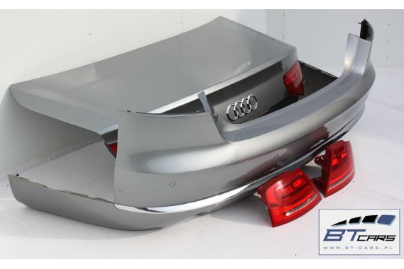 AUDI A8 TYŁ ZDERZAK tylny + KLAPA BAGAŻNIKA + 4H 4H0 D4 2010-2014 4H0807521 Q4Q4 LY7G 4H0807511 4H0807521 4H0827023B 4H0827023