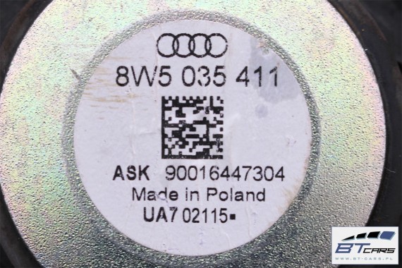 AUDI A4 GŁOŚNIKI NAGŁOŚNIENIE KOMPLET GŁOŚNK 8W 8W5035411 8W0035415 8W5 035 411 8W0 035 415 8W 2015-