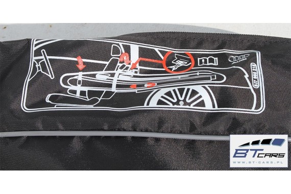 AUDI A3 TT POKROWIEC NA NARTY ETUI 8J7 885 215 8J 8J7885215 torba ETUI