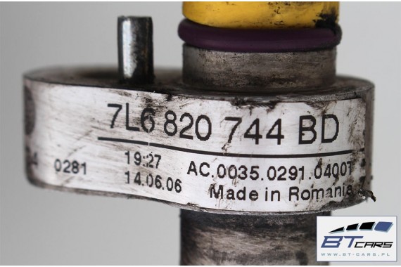AUDI Q7 RURKI KLIMATYZACJI RURKA PRZEWÓD KLIMY 7L6820744BD 7L6820741D 7L6820743E 7L6820721AB 7L6820017C 7L6820750N 4L 7L6820744