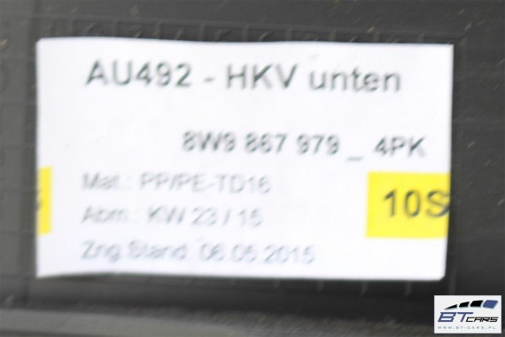 AUDI A4 KOMBI BOCZEK KLAPY BAGAŻNIKA 8W9867979 8W9 867 979 8W B9 AVANT ALLROAD 4PK - czarny (soul) 8W9867979 8W9867979 8W9867979
