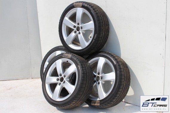 AUDI A4 A5 A6 A7 FELGI 18 OPONY ZIMA KOŁA felga 4G0601025M 7,5J*18H2 ET37 Pirelli Sottozero W210 225/45/18 95H 8K 8W 4G zimowe