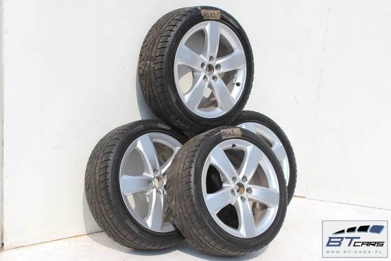 AUDI A4 A5 A6 A7 FELGI 18 OPONY ZIMA KOŁA felga 4G0601025M 7,5J*18H2 ET37 Pirelli Sottozero W210 225/45/18 95H 8K 8W 4G zimowe