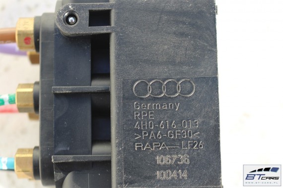 AUDI A6 A7 A8 FL ZAWÓR ZESPÓŁ ZAWORÓW 4H0616013 4H0616013A 4H0616013B 4H0 616 013 A 4H0616013C 4H0616013D 4H0616013A 4H0616013B