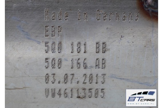 AUDI VW SKODA KATALIZATOR 5Q0131705M 5Q0 131 705 M 5Q0131705M FILTR CZASTEK STAŁYCH DPF TDi diesel