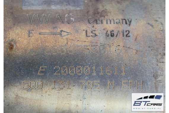 AUDI VW SKODA KATALIZATOR 5Q0131705M 5Q0 131 705 M 5Q0131705M FILTR CZASTEK STAŁYCH DPF TDi diesel