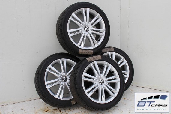 VW GOLF 7 VII SPORTSVAN FELGI 17 KOŁA + OPONY LATO felga 5G0601025C 7J*17H2 ET49 opona BRIDGESTONE Turanza ER300 225/45/17  91W