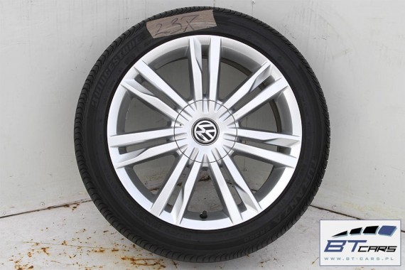 VW GOLF 7 VII SPORTSVAN FELGI 17 KOŁA + OPONY LATO felga 5G0601025C 7J*17H2 ET49 opona BRIDGESTONE Turanza ER300 225/45/17  91W
