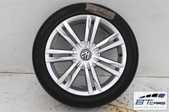 VW GOLF 7 VII SPORTSVAN FELGI 17 KOŁA + OPONY LATO felga 5G0601025C 7J*17H2 ET49 opona BRIDGESTONE Turanza ER300 225/45/17  91W