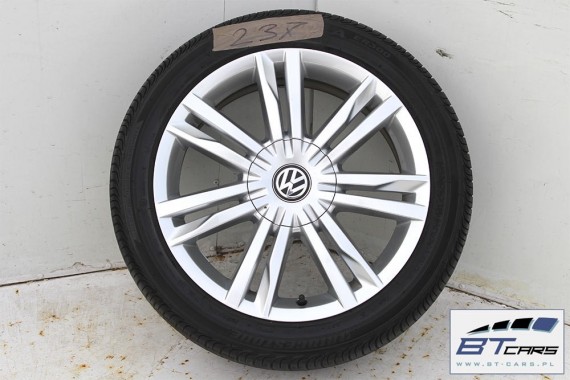 VW GOLF 7 VII SPORTSVAN FELGI 17 KOŁA + OPONY LATO felga 5G0601025C 7J*17H2 ET49 opona BRIDGESTONE Turanza ER300 225/45/17  91W