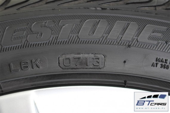 VW GOLF 7 VII SPORTSVAN FELGI 17 KOŁA + OPONY LATO felga 5G0601025C 7J*17H2 ET49 opona BRIDGESTONE Turanza ER300 225/45/17  91W