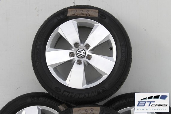 VW GOLF VII SPORTSVAN FELGI 16 cali OPONY KOŁA LATO felga  5G0601025AC  6,5J*16H2 ET46 opona MICHELIN ENERGY SAVER 205/55/16 91V