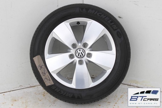 VW GOLF VII SPORTSVAN FELGI 16 cali OPONY KOŁA LATO felga  5G0601025AC  6,5J*16H2 ET46 opona MICHELIN ENERGY SAVER 205/55/16 91V