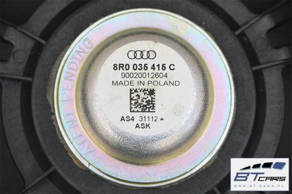 AUDI Q5 GŁOŚNIKI + WZMACNIACZ 8T1035223A / 8T0035223H BANG OLUFSEN 8R0035382A 8R0035399B 8R0035399C 8R0035397 A 8R0035411A 8R