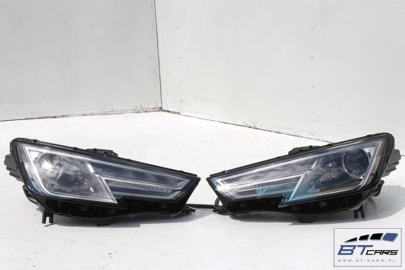 AUDI A4 PRZÓD maska błotniki zderzak pas przedni lampy wzmocnienie błotnik lampa Xenon Led 8W B9 0E0E LY9T czarny mythosschwarz