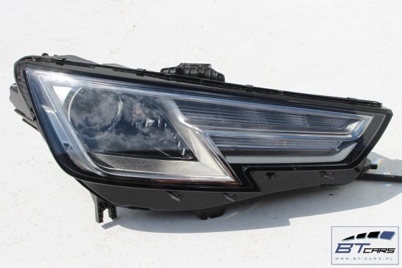 AUDI A4 PRZÓD maska błotniki zderzak pas przedni lampy wzmocnienie błotnik lampa Xenon Led 8W B9 0E0E LY9T czarny mythosschwarz