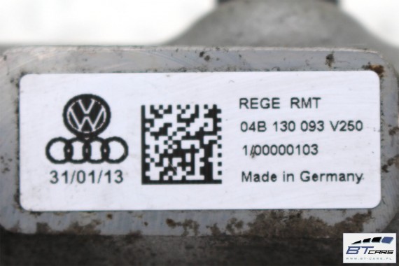 VW AUDI SKODA SEAT LISTWA WTRYSKOWA 04B130093 04B 130 093 rozdzielacz paliwa diesel TDi