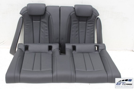 AUDI A5 CABRIO FOTELE KOMPLET FOTELI siedzeń siedzenia fotel tapicerka 8W F5 skóra kolor czarny