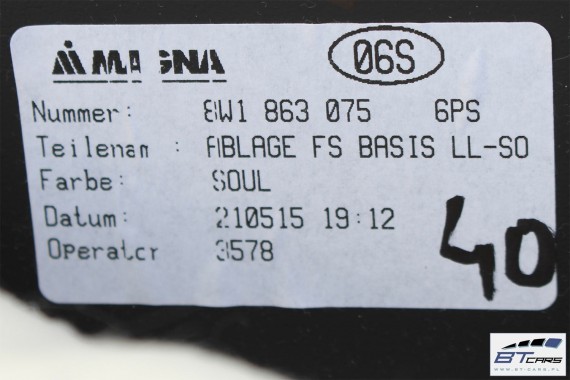 AUDI A4 A5 SCHOWEK KONSOLI LEWY 8W1863075 8W1863075D 8W1 863 075 8W1863075 6PS - czarny (soul) 8W1863075 8W1863075 8W1863075 f5