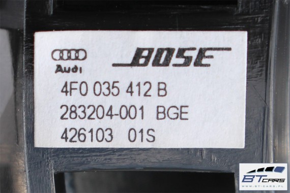 AUDI A6 GŁOŚNIKI NAGŁOŚNIENIE BOSE KOMPLET 4F 4F0035412B 4F0035399A 4F0035411B 4F0035415A 4F9035411 4F0 035 399 A 4F0 035 412 B