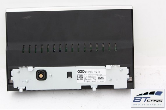 AUDI A8 MONITOR 8'' WYSWIETLACZ LCD 8 CALI 4H0919604D 4H0919604C 4H0919604E 4H0919604B 4H0919604G 4H0919604H 4H0919604 4H0919604