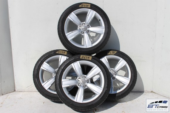 AUDI A4 A5 FELGI 18 cali OPONY LETNIE KOŁA felga 8K0601025BM 8J*18H2 ET26 opona LATO Dunlop SP Sport Maxx GT 245/45/18 96Y 8K 8W