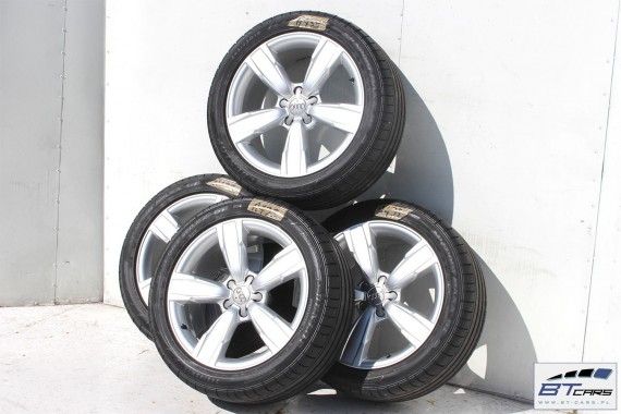 AUDI A4 A5 FELGI 18 cali OPONY LETNIE KOŁA felga 8K0601025BM 8J*18H2 ET26 opona LATO Dunlop SP Sport Maxx GT 245/45/18 96Y 8K 8W