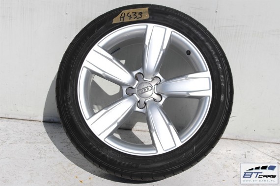 AUDI A4 A5 FELGI 18 cali OPONY LETNIE KOŁA felga 8K0601025BM 8J*18H2 ET26 opona LATO Dunlop SP Sport Maxx GT 245/45/18 96Y 8K 8W