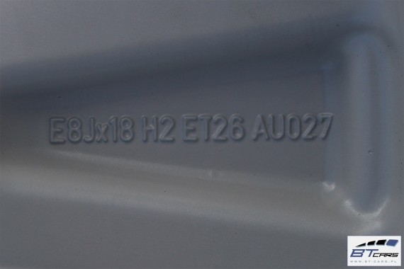 AUDI A4 A5 FELGI 18 cali OPONY LETNIE KOŁA felga 8K0601025BM 8J*18H2 ET26 opona LATO Dunlop SP Sport Maxx GT 245/45/18 96Y 8K 8W
