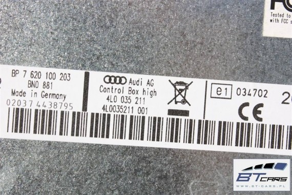 AUDI Q7 FOTELE KOMPLET FOTELI siedzeń siedzenia fotel tapicerka TV MONITOR TAPICERKA 4L ekran wyświetlacz kolor szary