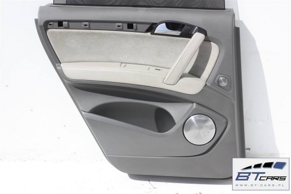 AUDI Q7 FOTELE KOMPLET FOTELI siedzeń siedzenia fotel tapicerka TV MONITOR TAPICERKA 4L ekran wyświetlacz kolor szary