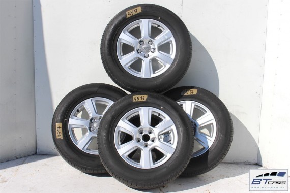 AUDI Q5 FELGI 17 cali 8R0601025S KOŁA + OPONY LETNIE felga 7J*17H2 ET33 opona LATO Michelin Excellence 235/65/17 104W 8R, 80A