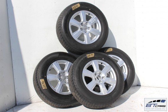 AUDI Q5 FELGI 17 cali 8R0601025S KOŁA + OPONY LETNIE felga 7J*17H2 ET33 opona LATO Michelin Excellence 235/65/17 104W 8R, 80A