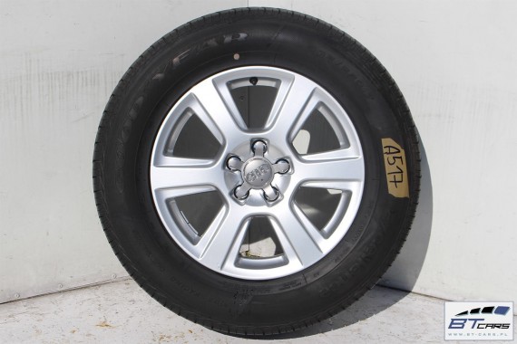AUDI Q5 FELGI 17 cali 8R0601025S KOŁA + OPONY LETNIE felga 7J*17H2 ET33 opona LATO Michelin Excellence 235/65/17 104W 8R, 80A