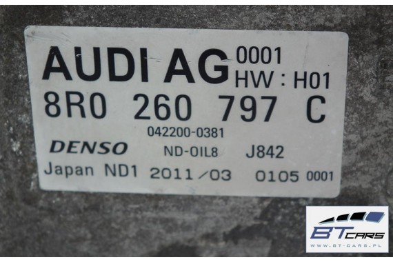 AUDI A8 Q5 POMPA SPRĘŻARKA KLIMATYZACJI 8R0260797C kompresor klimy Hybrid 2.0 TFSi hybryda 8R 4H 8R0260797D 8R0 260 797 C