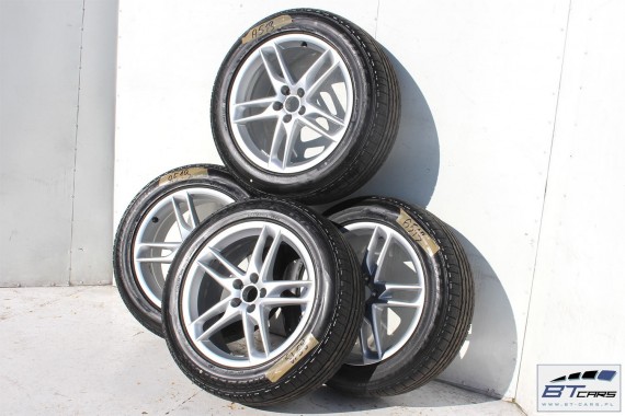 AUDI Q5 FELGI 19 cali OPONY LATO KOŁA felga 8R0601025BN 8J*19H2 ET39 opona Bridgestone Dueler H/P Sport 235/55/19 101W 8R, 80A