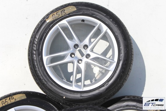 AUDI Q5 FELGI 19 cali OPONY LATO KOŁA felga 8R0601025BN 8J*19H2 ET39 opona Bridgestone Dueler H/P Sport 235/55/19 101W 8R, 80A