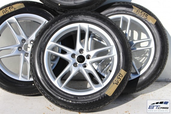 AUDI Q5 FELGI 19 cali OPONY LATO KOŁA felga 8R0601025BN 8J*19H2 ET39 opona Bridgestone Dueler H/P Sport 235/55/19 101W 8R, 80A