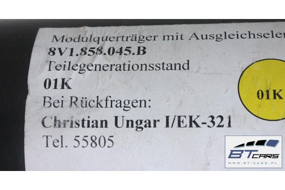 AUDI A3 BELKA POD KONSOLĘ BELKA KONSOLI STELAŻ 8V1858045B 8V 8V0 8V1858045D 8V1858045E 8V1858045F 8V1858045G 8V1858045 8V1858045