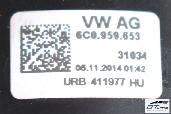 VW POLO SKODA SEAT TAŚMA KIEROWNICY AIR BAG 6C0959653 6C0 959 653 TEMPOMAT POD KIEROWNICĘ