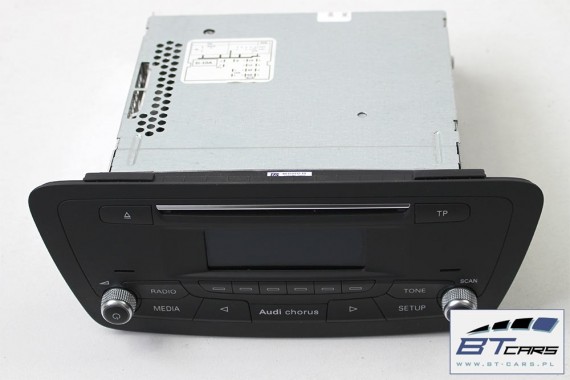 AUDI Q3 FL RADIO AUDI CHORUS CZYTNIK 8U0035160 RADIOODBIORNIK SAMOCHODOWY 8U0 035 160 ODTWARZACZ CD STEREO 8U0035160 8U0035160