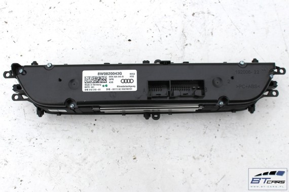 AUDI A4 A5 Q5 PANEL KLIMATYZACJI KLIMY 8W0820043G 8W0820043T 8W0820043AP moduł sterownik nawiewu klimy 8W0 820 043 8W0820043G 8W
