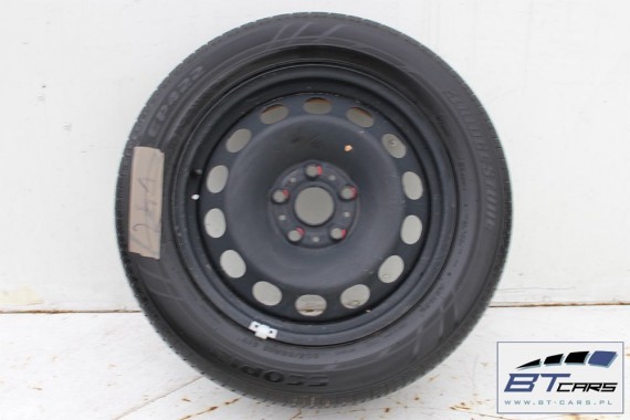 VW GOLF 7 VII SPORTSVAN EOS 16 FELGI STALOWE OPONY KOŁA LATO felga 5G0601027A/D 6,5J*16H2 ET46 opona BRIDGESTONE 205/55/16 91T